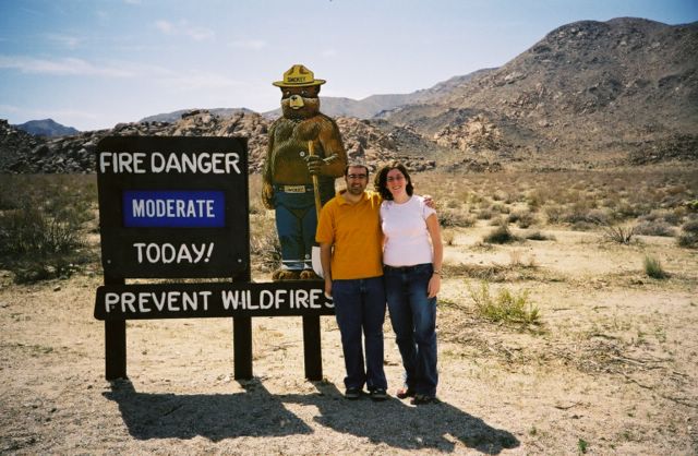 Smokey Bear, not Smokey THE Bear.