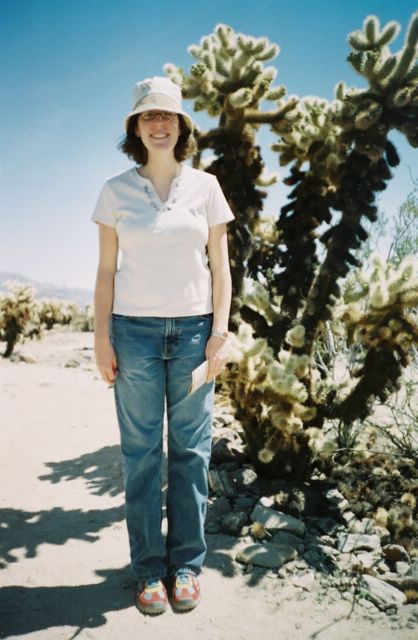 In contrast to the giant rocks from the day before, these cacti were pretty short. But just as dangerous!